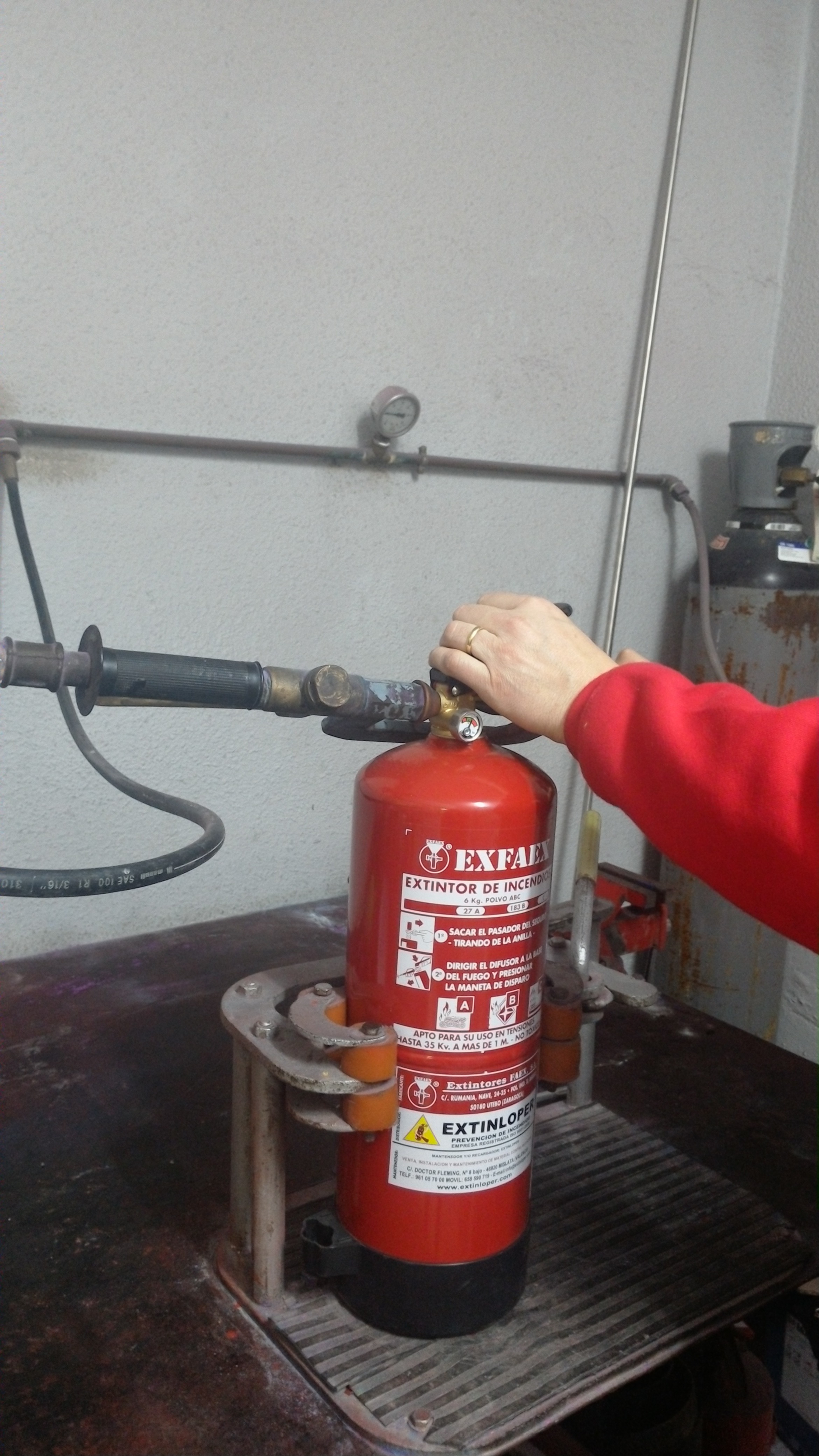 mantenimiento extintores valencia